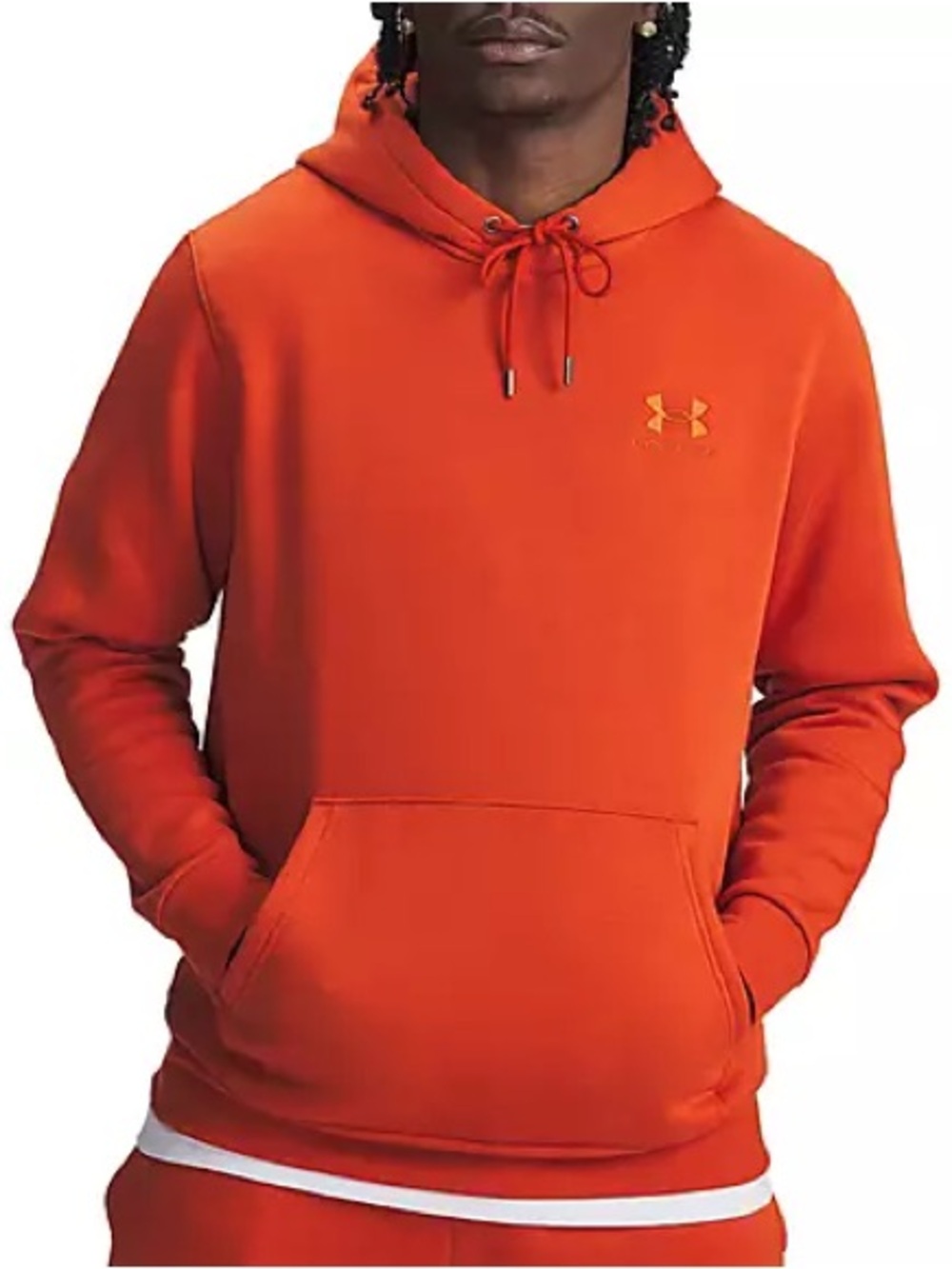 Men’s Orange Under Armour Hoodie Sweatshirt